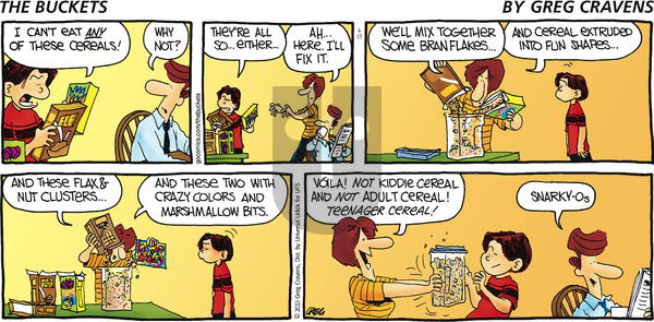 The Buckets on Sunday June 23, 2013 Comic Strip