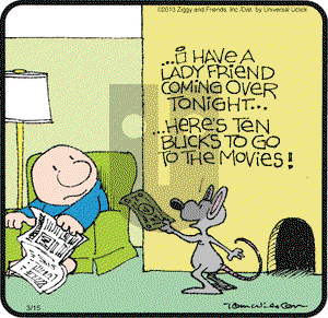 Ziggy on Friday March 15, 2013 Comic Strip