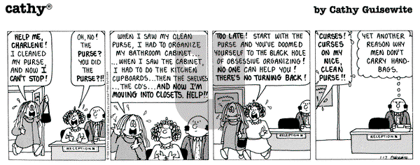 Cathy Classics on Wednesday January 17, 1996 Comic Strip