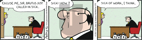 The Born Loser on Monday April 17, 2017 Comic Strip