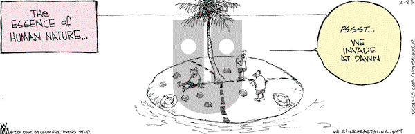 Non Sequitur on Thursday February 23, 2006 Comic Strip