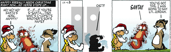 Over the Hedge on Tuesday December 18, 2018 Comic Strip