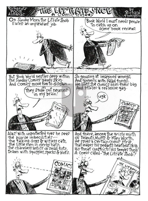 Richard's Poor Almanac on Monday December 9, 2024 Comic Strip