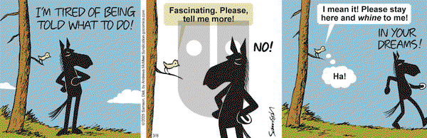 Dark Side of the Horse on Saturday March 8, 2025 Comic Strip