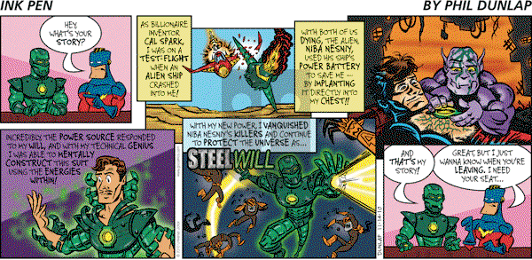 Ink Pen - Sunday November 14, 2010 Comic Strip