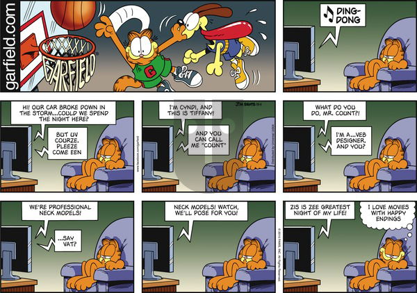 Garfield on Sunday November 1, 2015 Comic Strip