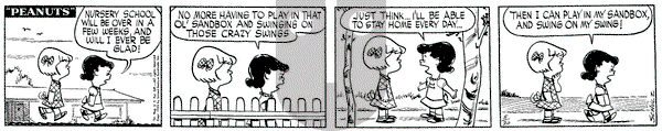 Peanuts on Wednesday May 20, 1953 Comic Strip