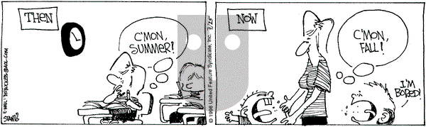 The Buckets on Thursday July 25, 1996 Comic Strip