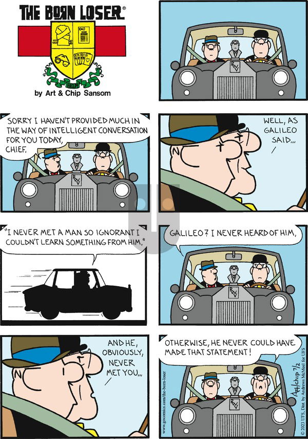 The Born Loser on Sunday July 2, 2023 Comic Strip
