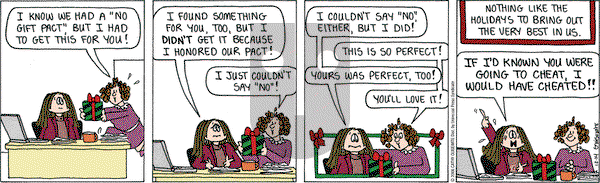 Cathy Classics on Thursday December 14, 2006 Comic Strip