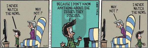 Grand Avenue on Thursday March 27, 2014 Comic Strip