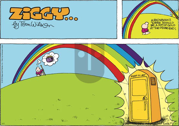 Ziggy on Sunday January 17, 2016 Comic Strip