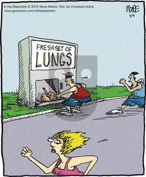 In the Bleachers on Wednesday June 4, 2014 Comic Strip