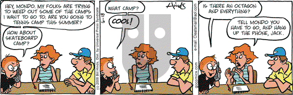 Cleats on Wednesday June 18, 2008 Comic Strip