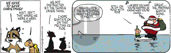 Over the Hedge on Monday December 10, 2012 Comic Strip