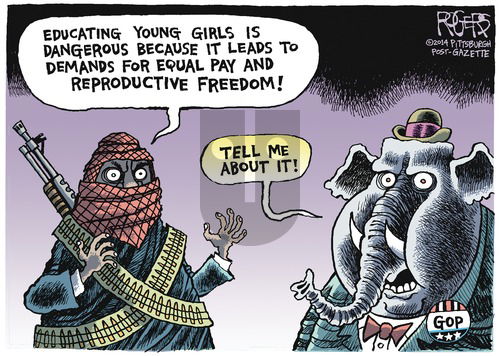 Rob Rogers on Sunday May 18, 2014 Comic Strip