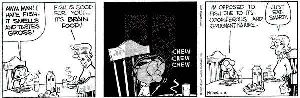 Grand Avenue on Saturday February 15, 2003 Comic Strip