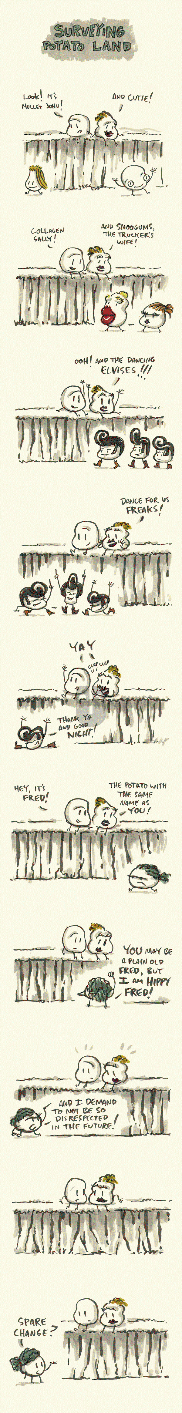 Small Potatoes on Monday December 12, 2016 Comic Strip