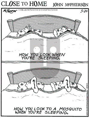 Close to Home on Tuesday July 16, 1996 Comic Strip