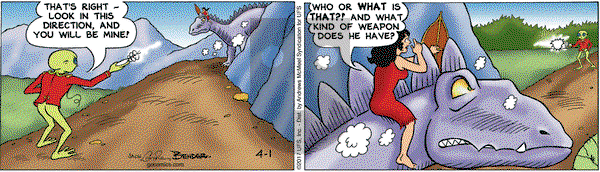 Alley Oop on Saturday April 1, 2017 Comic Strip
