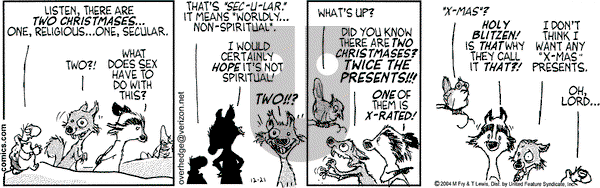 Over the Hedge on Friday December 8, 2006 Comic Strip