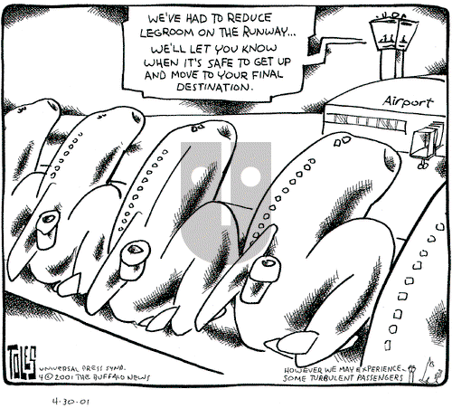 Tom Toles on Monday April 30, 2001 Comic Strip