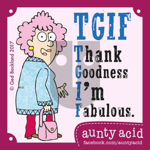 Aunty Acid on Tuesday January 3, 2017 Comic Strip