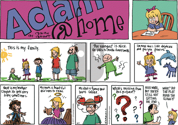 Adam@Home on Sunday August 7, 2011 Comic Strip