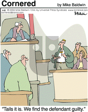 Cornered on Thursday April 8, 2004 Comic Strip