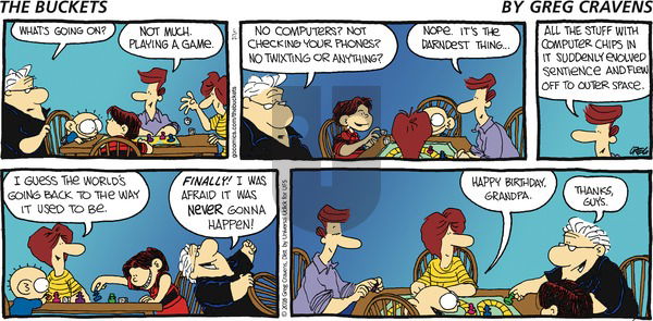The Buckets on Sunday June 26, 2016 Comic Strip