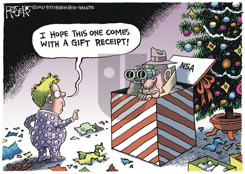 Rob Rogers on Wednesday December 25, 2013 Comic Strip