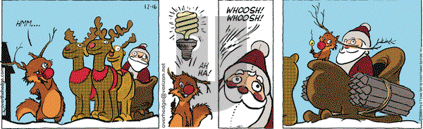 Over the Hedge on Tuesday December 16, 2008 Comic Strip