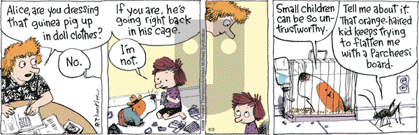Cul de Sac on Wednesday August 2, 2017 Comic Strip