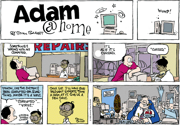 Adam@Home on Sunday August 19, 2001 Comic Strip