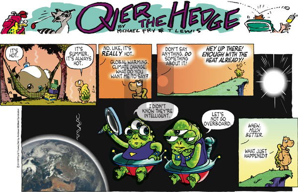 Over the Hedge on Sunday August 12, 2018 Comic Strip