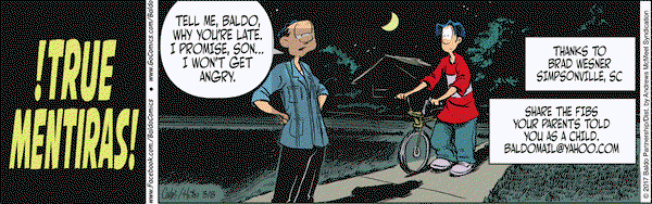 Baldo on Monday May 8, 2017 Comic Strip