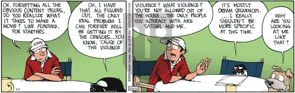 Get Fuzzy on Wednesday May 7, 2003 Comic Strip