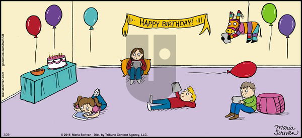 Half Full on Sunday March 29, 2015 Comic Strip