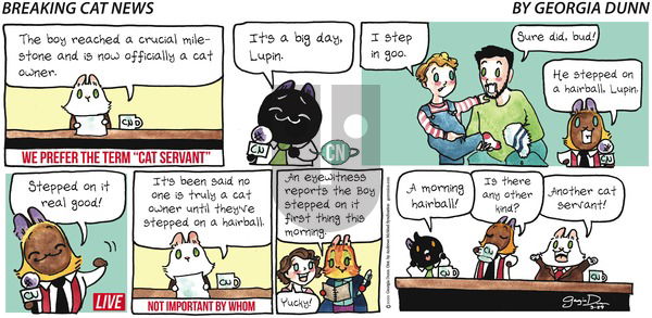 Breaking Cat News on Sunday March 29, 2020 Comic Strip