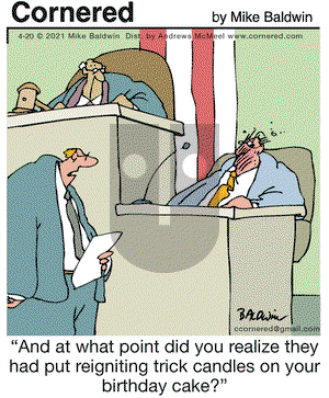 Cornered on Tuesday April 20, 2021 Comic Strip