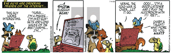 Over the Hedge on Friday July 4, 2008 Comic Strip