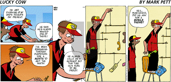 Lucky Cow on Sunday June 22, 2025 Comic Strip