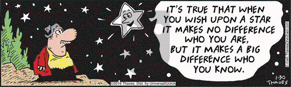 Frank and Ernest on Saturday January 30, 2016 Comic Strip