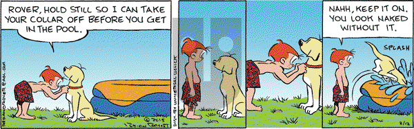 Red and Rover on Wednesday August 12, 2015 Comic Strip