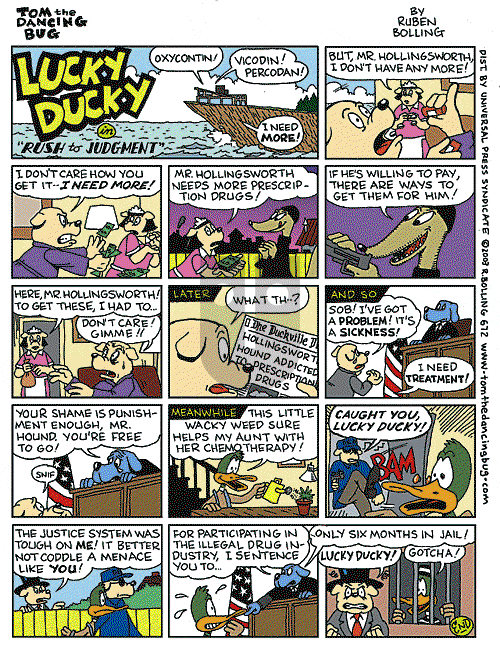 Tom the Dancing Bug on Saturday November 8, 2003 Comic Strip