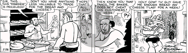 Alley Oop on Wednesday February 26, 1997 Comic Strip