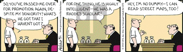 The Born Loser on Monday August 11, 2014 Comic Strip