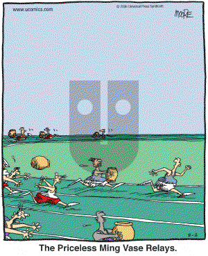 In the Bleachers - Thursday February 2, 2006 Comic Strip