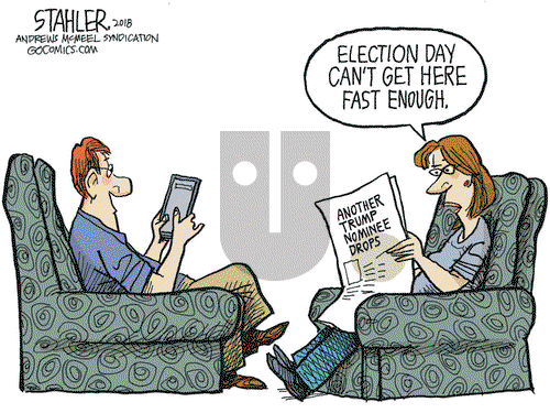 Jeff Stahler on Friday April 27, 2018 Comic Strip