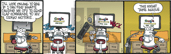 Monty on Wednesday September 17, 2014 Comic Strip
